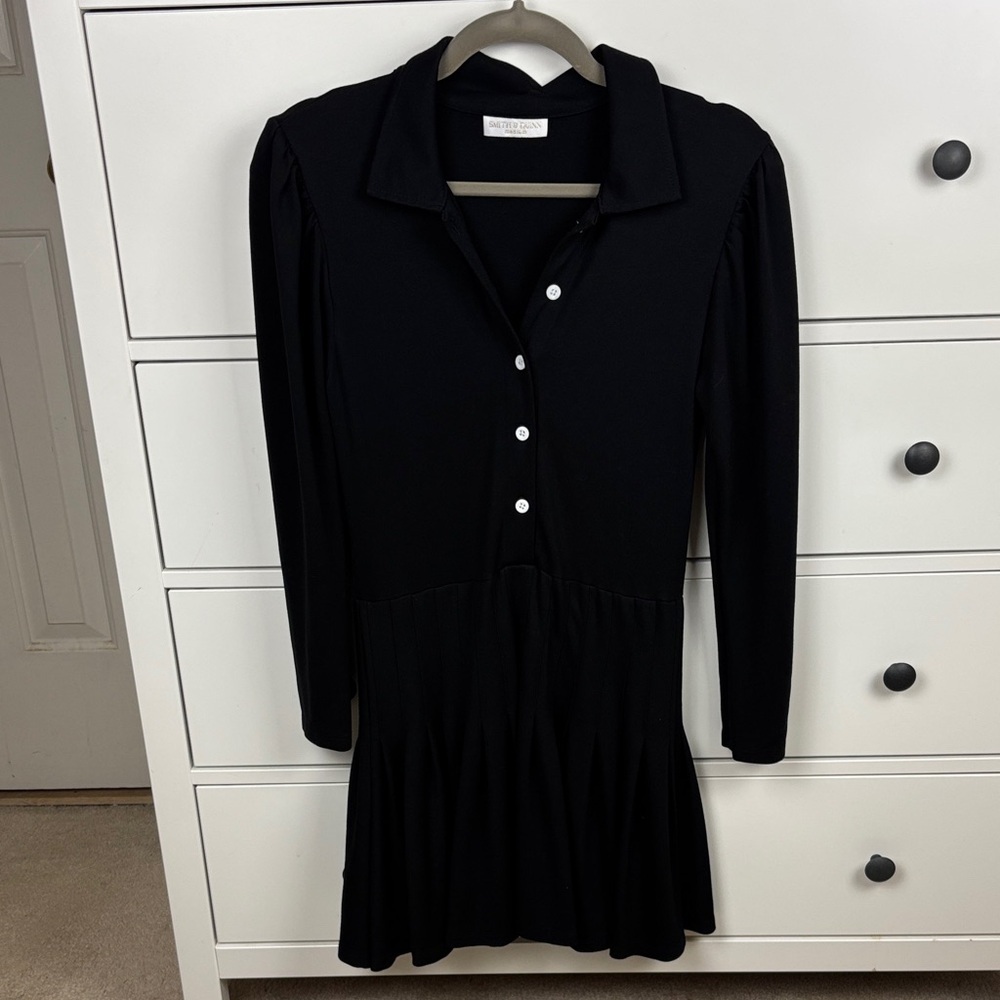 Smith & Quinn Black Tennis Style Dress - M